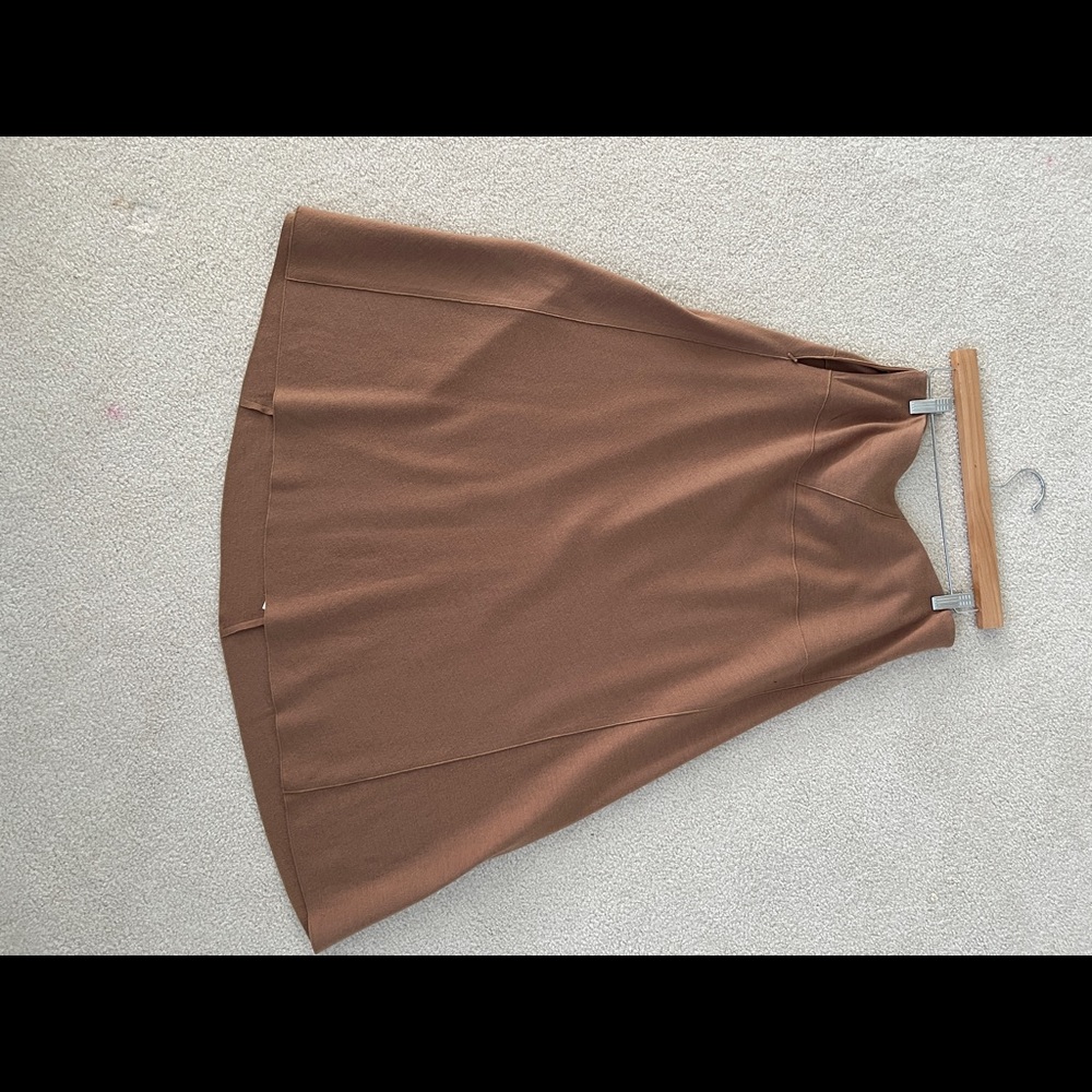 VINCE asymmetrical a-line skirt